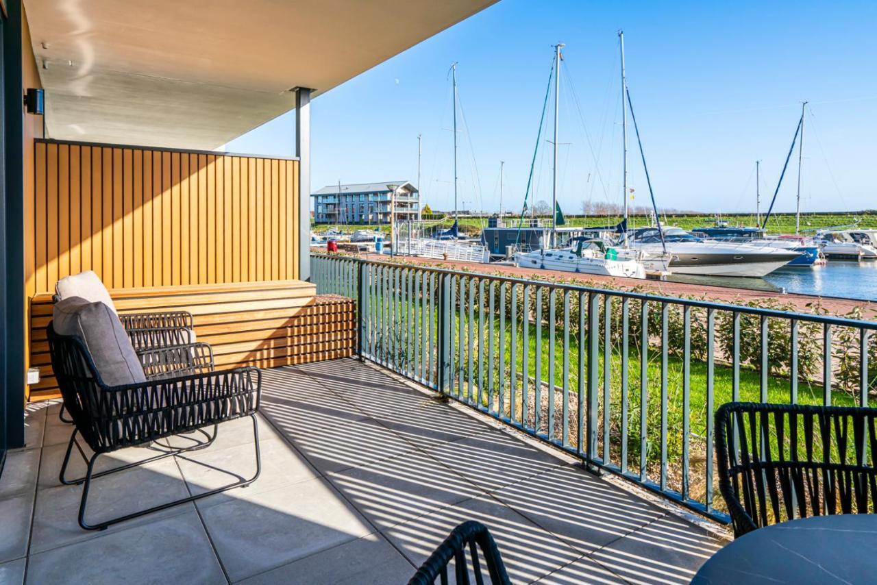Luxe Appartement In Haven Marina Kamperland - 2 Badkamers 外观 照片